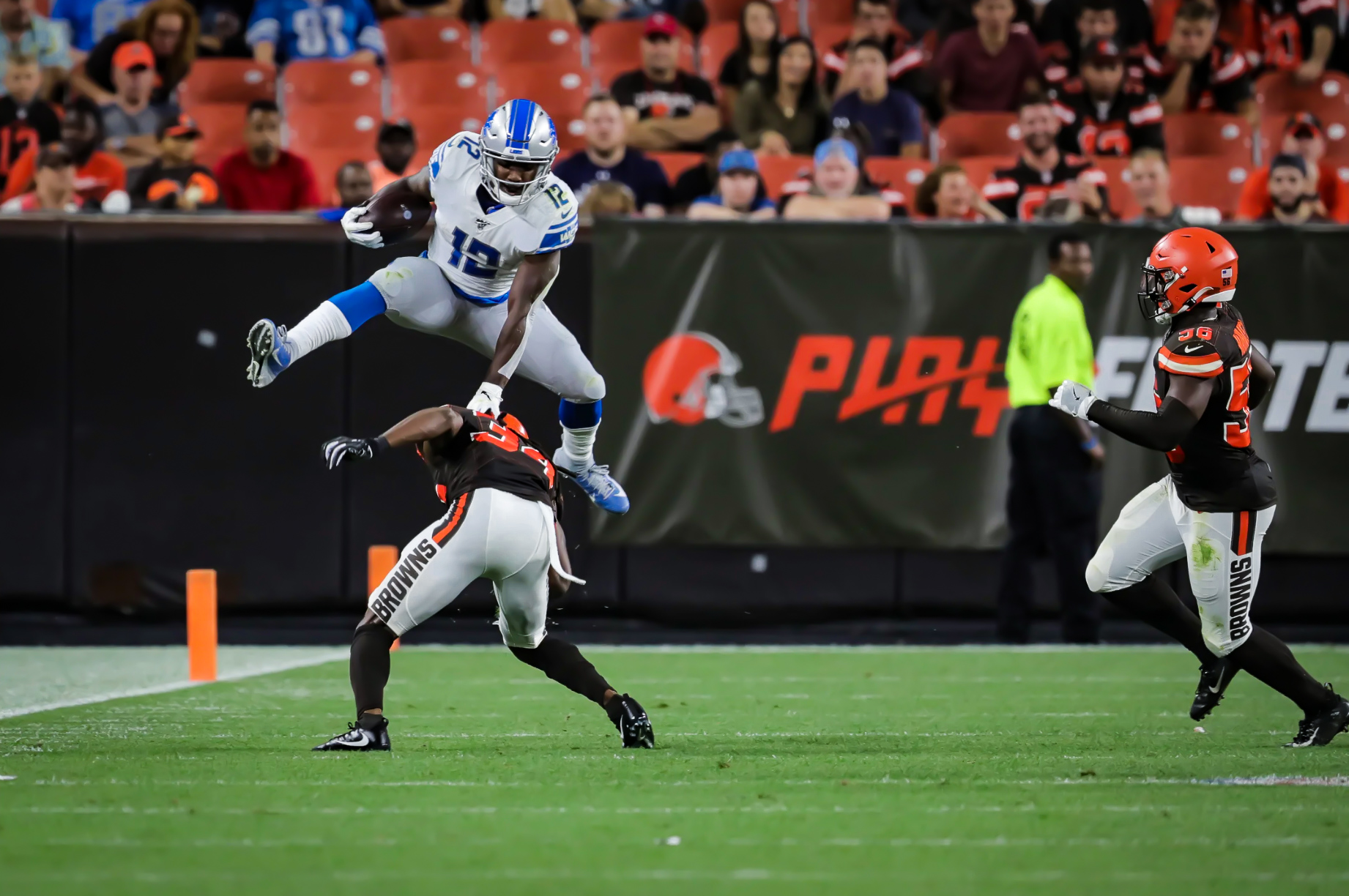 Coach Boobie playing for the Detroit Lions