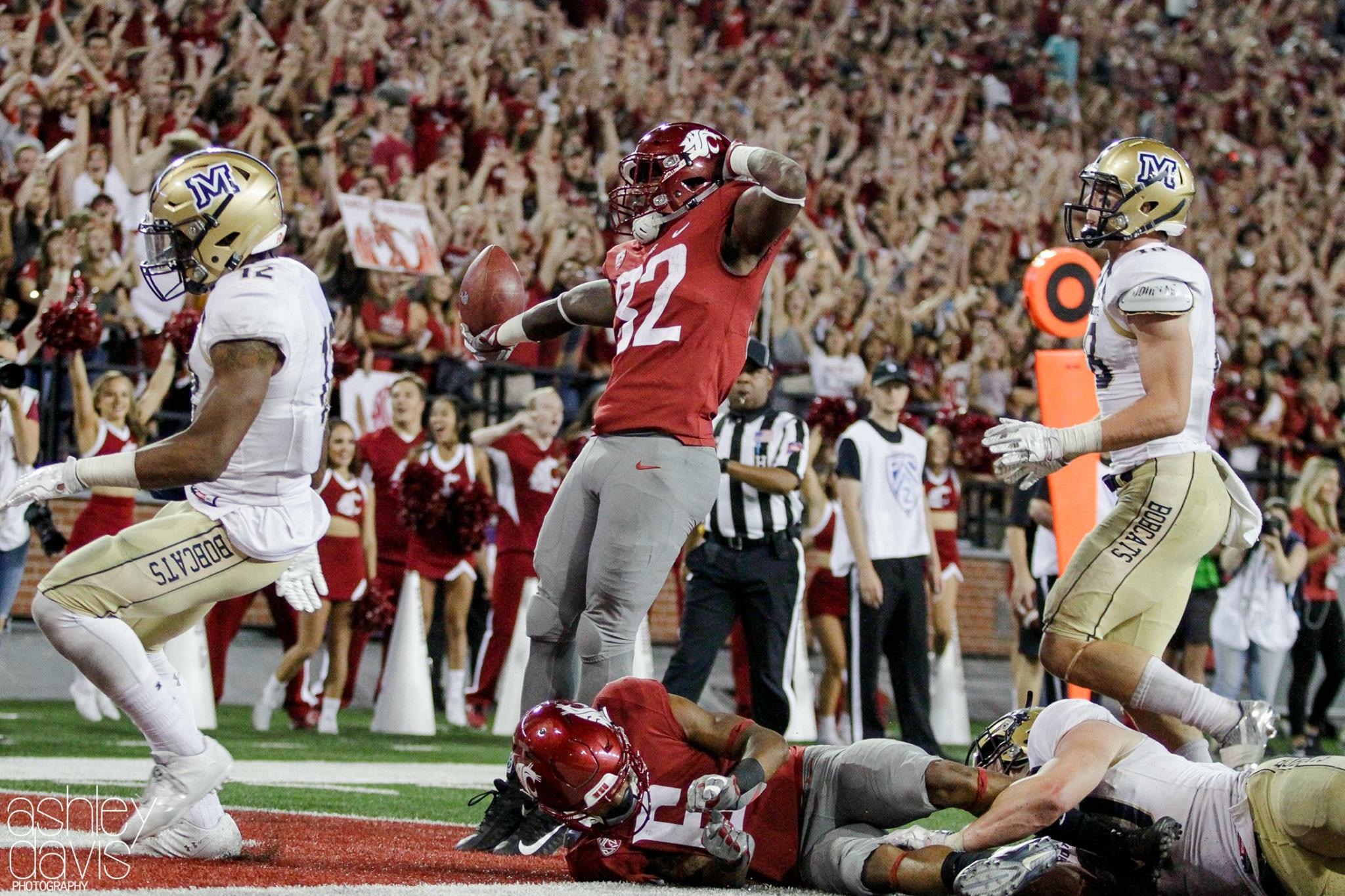 Coach Boobie touchdown celebration at Washington State